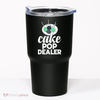 Cake Pop Dealer Funny Cake Baking Coloured Cakepop Baker Tumbler