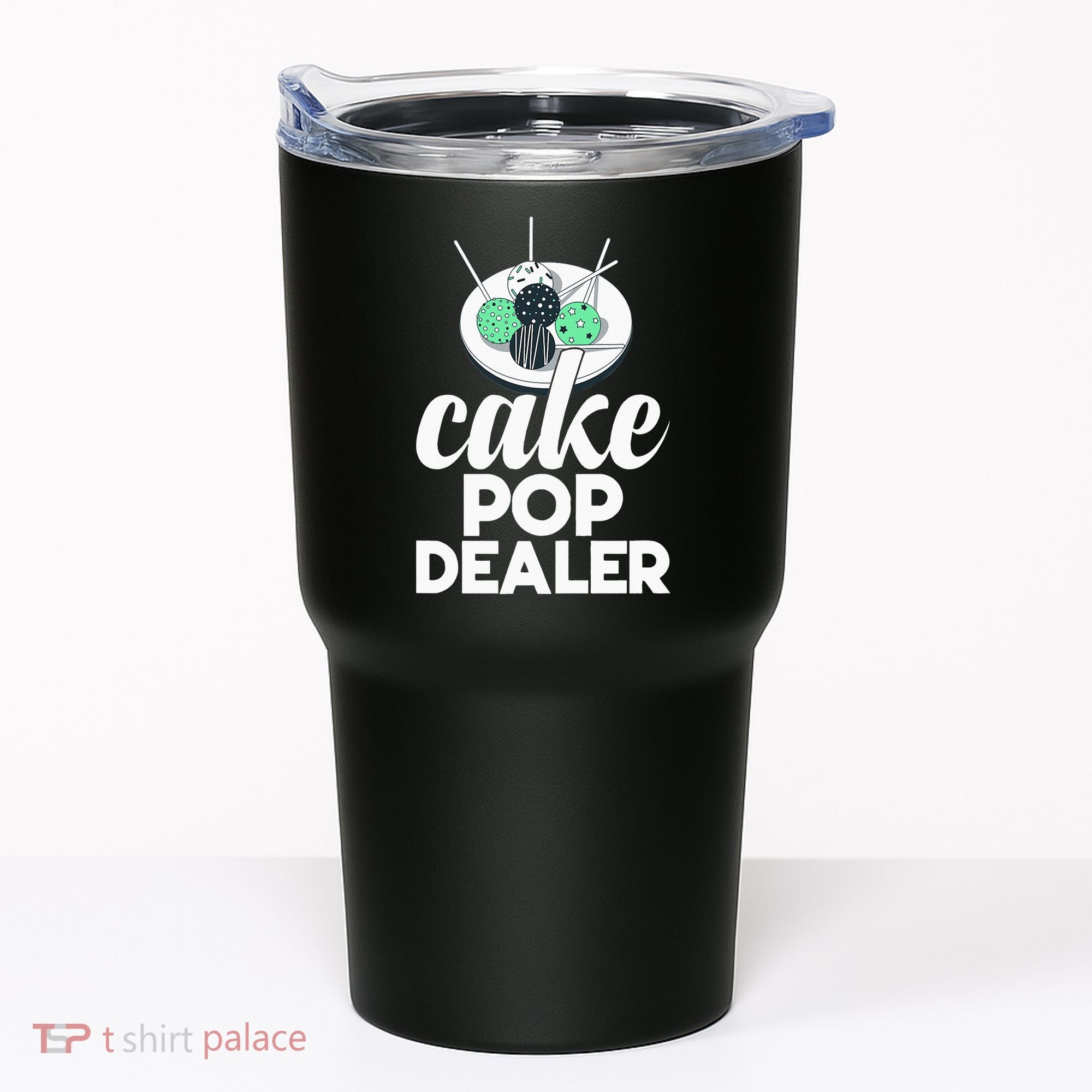 Cake Pop Dealer Funny Cake Baking Coloured Cakepop Baker Tumbler