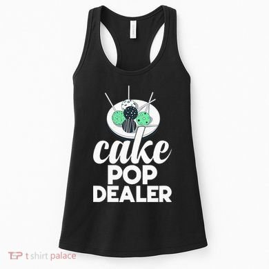 Cake Pop Dealer Funny Cake Baking Coloured Cakepop Baker Women's Tank Top