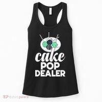 Cake Pop Dealer Funny Cake Baking Coloured Cakepop Baker Women's Tank Top thumb 0