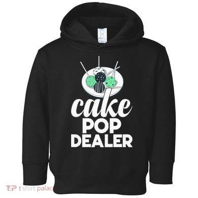 Cake Pop Dealer Funny Cake Baking Coloured Cakepop Baker Toddler Hoodie