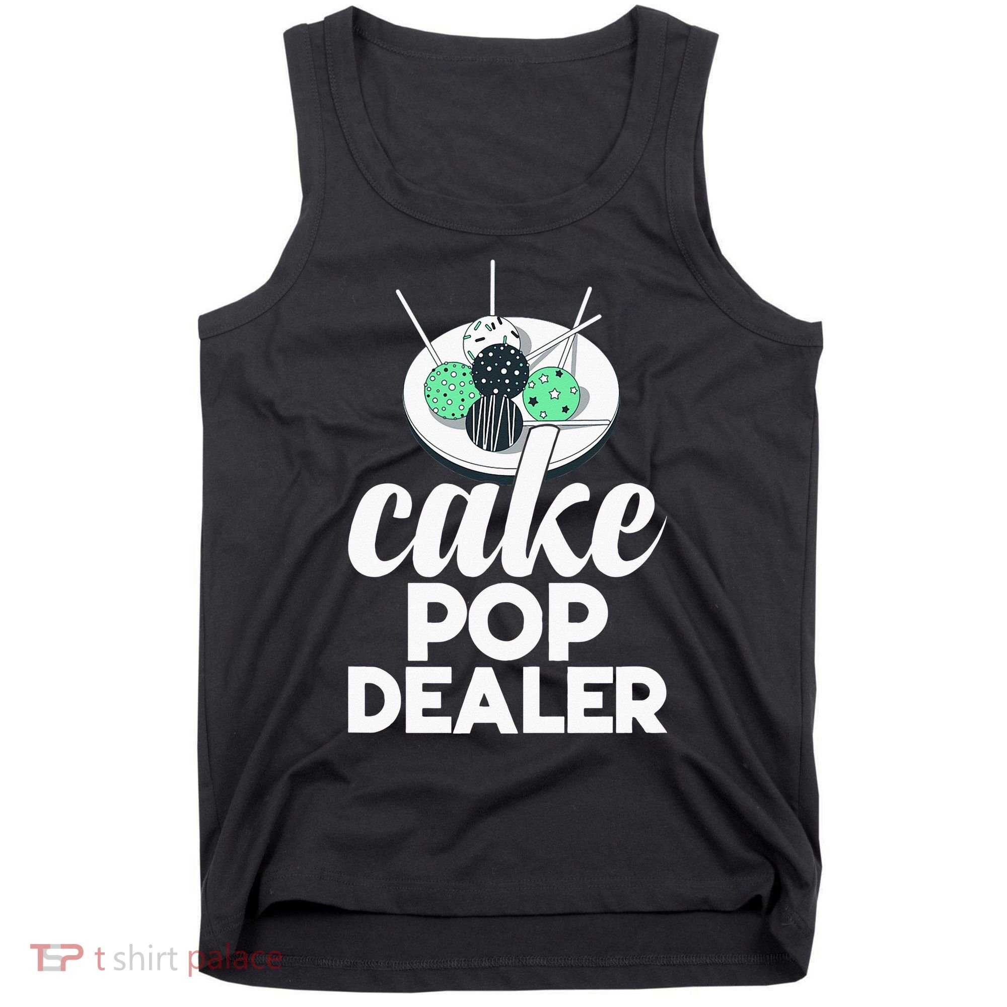 Cake Pop Dealer Funny Cake Baking Coloured Cakepop Baker Tank Top