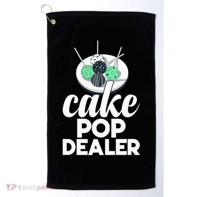 Cake Pop Dealer Funny Cake Baking Coloured Cakepop Baker Golf Towel