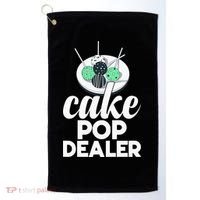 Cake Pop Dealer Funny Cake Baking Coloured Cakepop Baker Golf Towel thumb 0