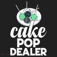Cake Pop Dealer Funny Cake Baking Coloured Cakepop Baker Golf Towel thumb 3