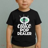 Cake Pop Dealer Funny Cake Baking Coloured Cakepop Baker Toddler T-Shirt thumb 2