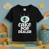 Cake Pop Dealer Funny Cake Baking Coloured Cakepop Baker Toddler T-Shirt thumb 3