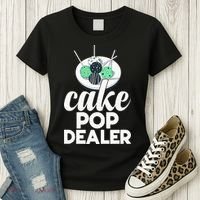 Cake Pop Dealer Funny Cake Baking Coloured Cakepop Baker Women's T-Shirt thumb 3