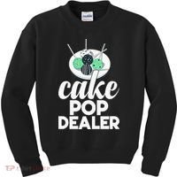 Cake Pop Dealer Funny Cake Baking Coloured Cakepop Baker Kids Sweatshirt thumb 0
