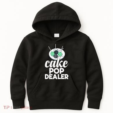 Cake Pop Dealer Funny Cake Baking Coloured Cakepop Baker Kids Hoodie