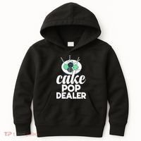 Cake Pop Dealer Funny Cake Baking Coloured Cakepop Baker Kids Hoodie thumb 0