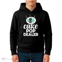 Cake Pop Dealer Funny Cake Baking Coloured Cakepop Baker Kids Hoodie thumb 4