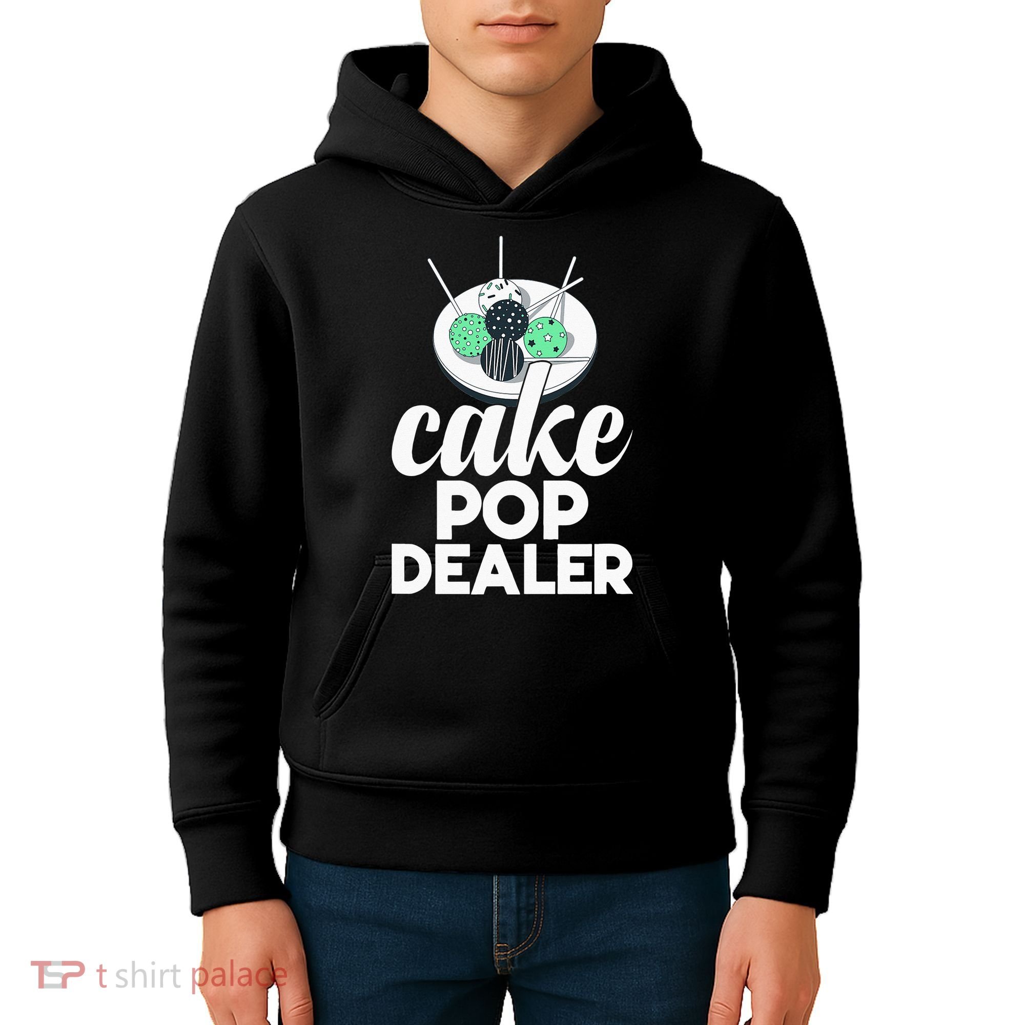 Cake Pop Dealer Funny Cake Baking Coloured Cakepop Baker Kids Hoodie