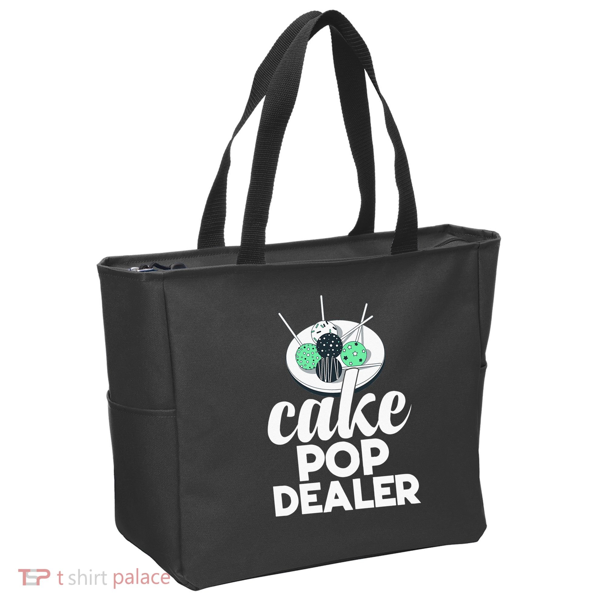 Cake Pop Dealer Funny Cake Baking Coloured Cakepop Baker Tote Bag