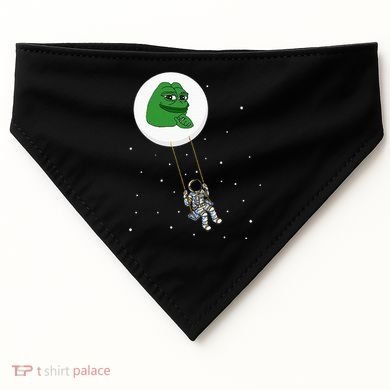 Crypto Pepe Design For Pepe Crypto And Pepe Coin USA-Made Doggie Bandana