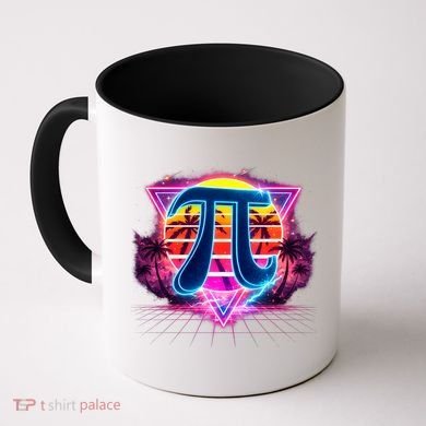 Cool Pi Day Retro Tropical Design Coffee Mug