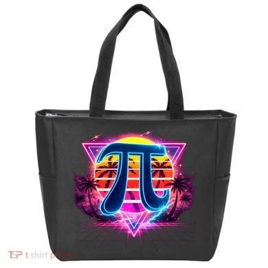 Cool Pi Day Retro Tropical Design Tote Bag