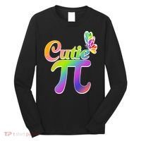 Cute Pi Day 314 Rainbow Butterfly Cutie Pi Long Sleeve Shirt thumb 0