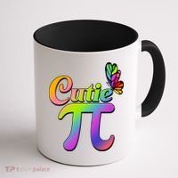 Cute Pi Day 314 Rainbow Butterfly Cutie Pi Coffee Mug thumb 1
