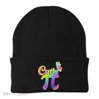 Cute Pi Day 314 Rainbow Butterfly Cutie Pi Beanie thumb 0