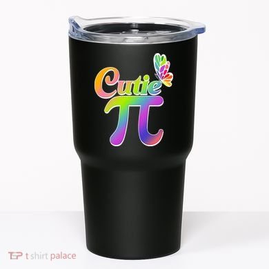 Cute Pi Day 314 Rainbow Butterfly Cutie Pi Tumbler