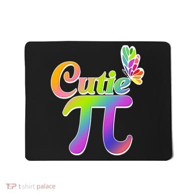 Cute Pi Day 314 Rainbow Butterfly Cutie Pi Mousepad