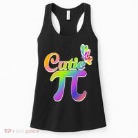 Cute Pi Day 314 Rainbow Butterfly Cutie Pi Women's Tank Top thumb 0