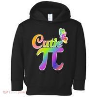 Cute Pi Day 314 Rainbow Butterfly Cutie Pi Toddler Hoodie thumb 0