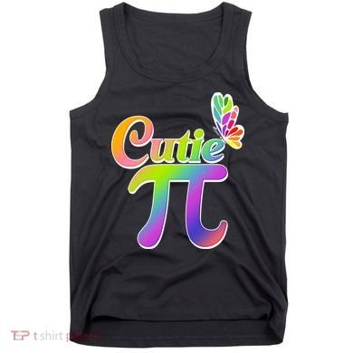 Cute Pi Day 314 Rainbow Butterfly Cutie Pi Tank Top