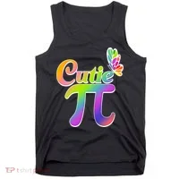 Cute Pi Day 314 Rainbow Butterfly Cutie Pi Tank Top thumb 0