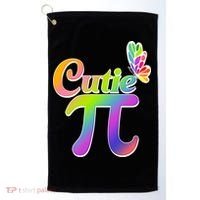 Cute Pi Day 314 Rainbow Butterfly Cutie Pi Golf Towel thumb 0