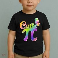 Cute Pi Day 314 Rainbow Butterfly Cutie Pi Toddler T-Shirt thumb 2