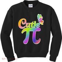 Cute Pi Day 314 Rainbow Butterfly Cutie Pi Kids Sweatshirt thumb 0