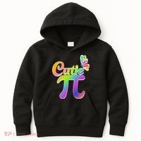 Cute Pi Day 314 Rainbow Butterfly Cutie Pi Kids Hoodie thumb 0