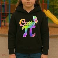 Cute Pi Day 314 Rainbow Butterfly Cutie Pi Kids Hoodie thumb 3