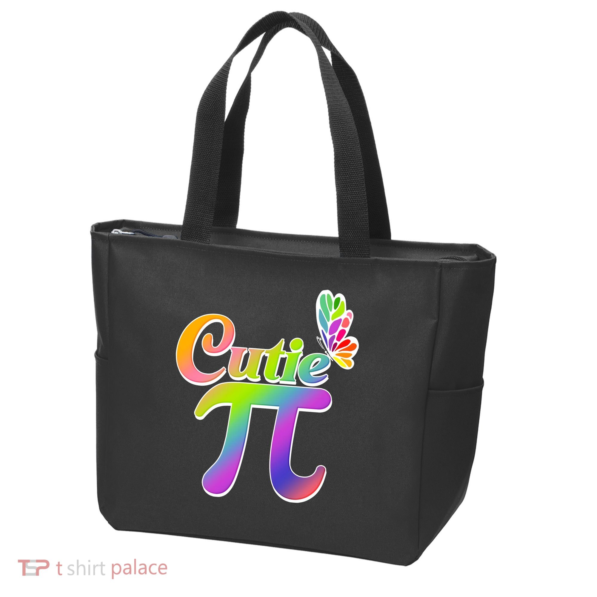 Cute Pi Day 314 Rainbow Butterfly Cutie Pi Tote Bag