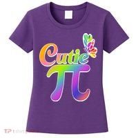 Cute Pi Day 314 Rainbow Butterfly Cutie Pi Women's T-Shirt thumb 0