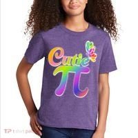 Cute Pi Day 314 Rainbow Butterfly Cutie Pi Kids T-Shirt thumb 2