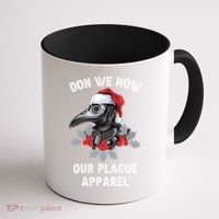 Christmas Plague Doctor Mask Don We Now Our Plague Gift Coffee Mug thumb 1