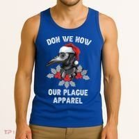 Christmas Plague Doctor Mask Don We Now Our Plague Gift Tank Top thumb 3