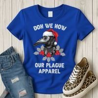 Christmas Plague Doctor Mask Don We Now Our Plague Gift Women's T-Shirt thumb 3