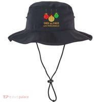 Christmas Pickleball Deck The Halls With Pickleballs Bucket Hat thumb 0