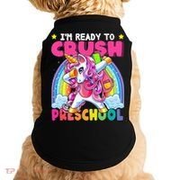 Crush Preschool Dabbing Unicorn Back To School Gift Doggie Tank thumb 0