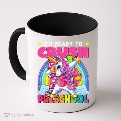 Crush Preschool Dabbing Unicorn Back To School Gift Coffee Mug
