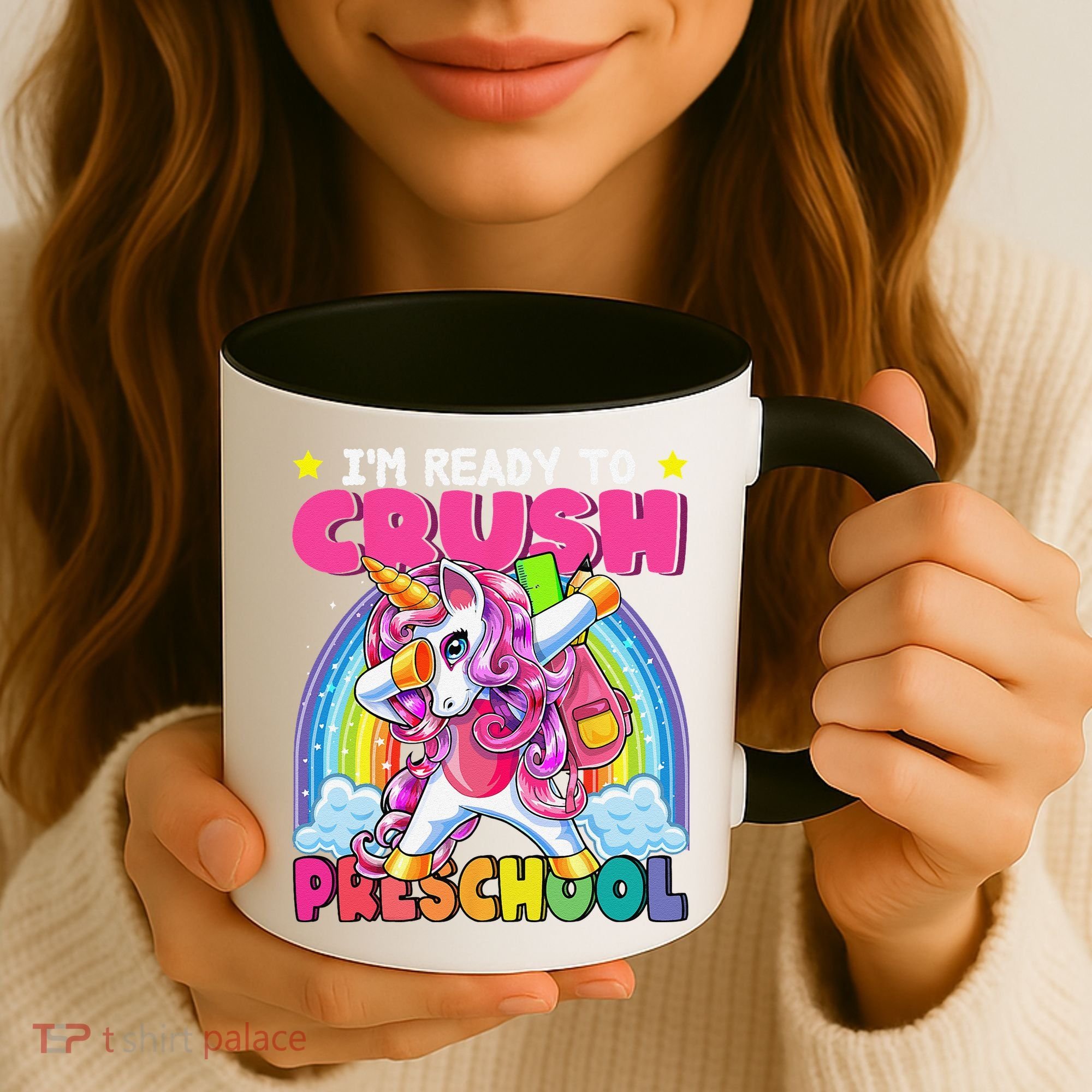 Crush Preschool Dabbing Unicorn Back To School Gift Coffee Mug