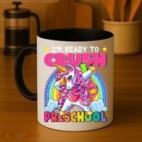 Crush Preschool Dabbing Unicorn Back To School Gift Coffee Mug thumb 4