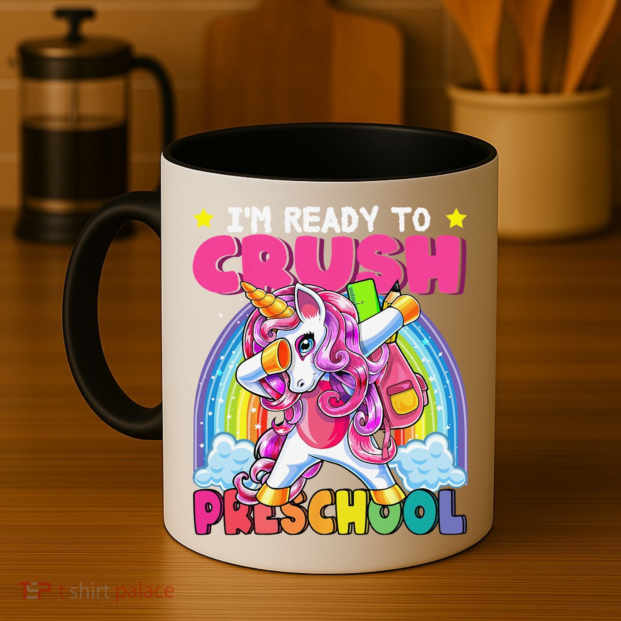 Crush Preschool Dabbing Unicorn Back To School Gift Coffee Mug