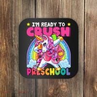 Crush Preschool Dabbing Unicorn Back To School Gift Coaster thumb 0