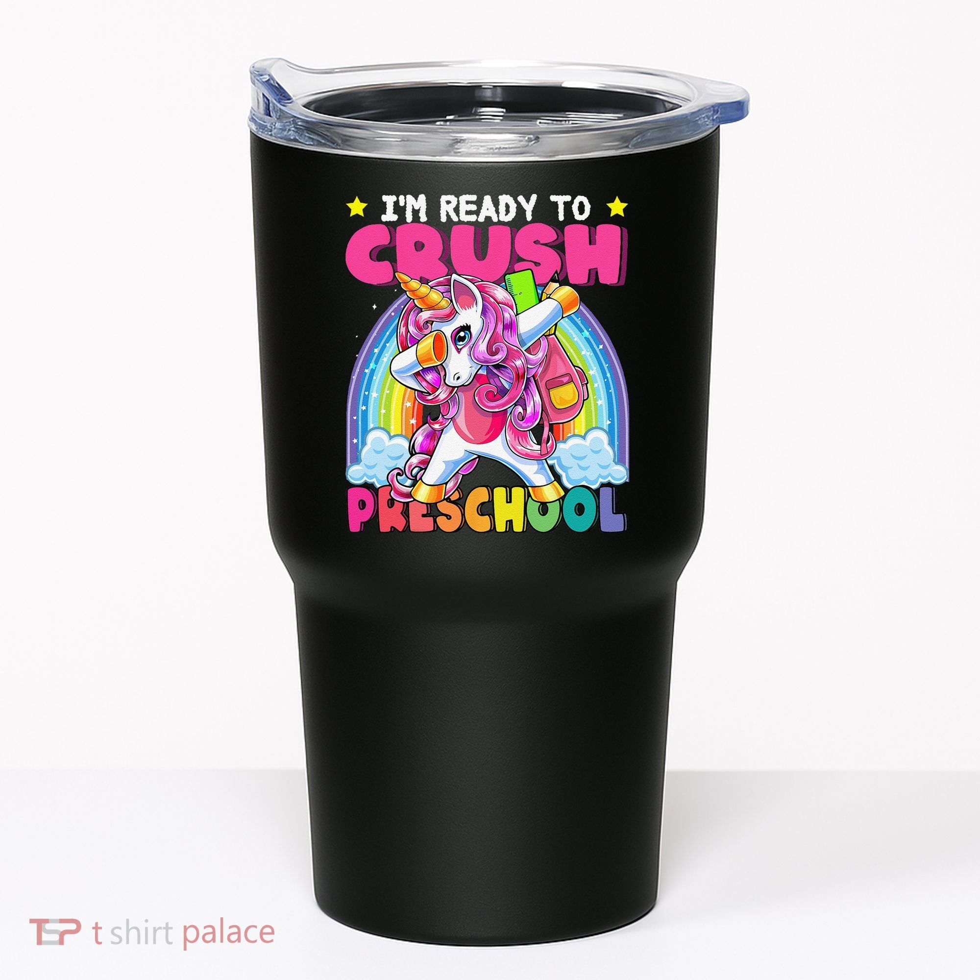 Crush Preschool Dabbing Unicorn Back To School Gift Tumbler