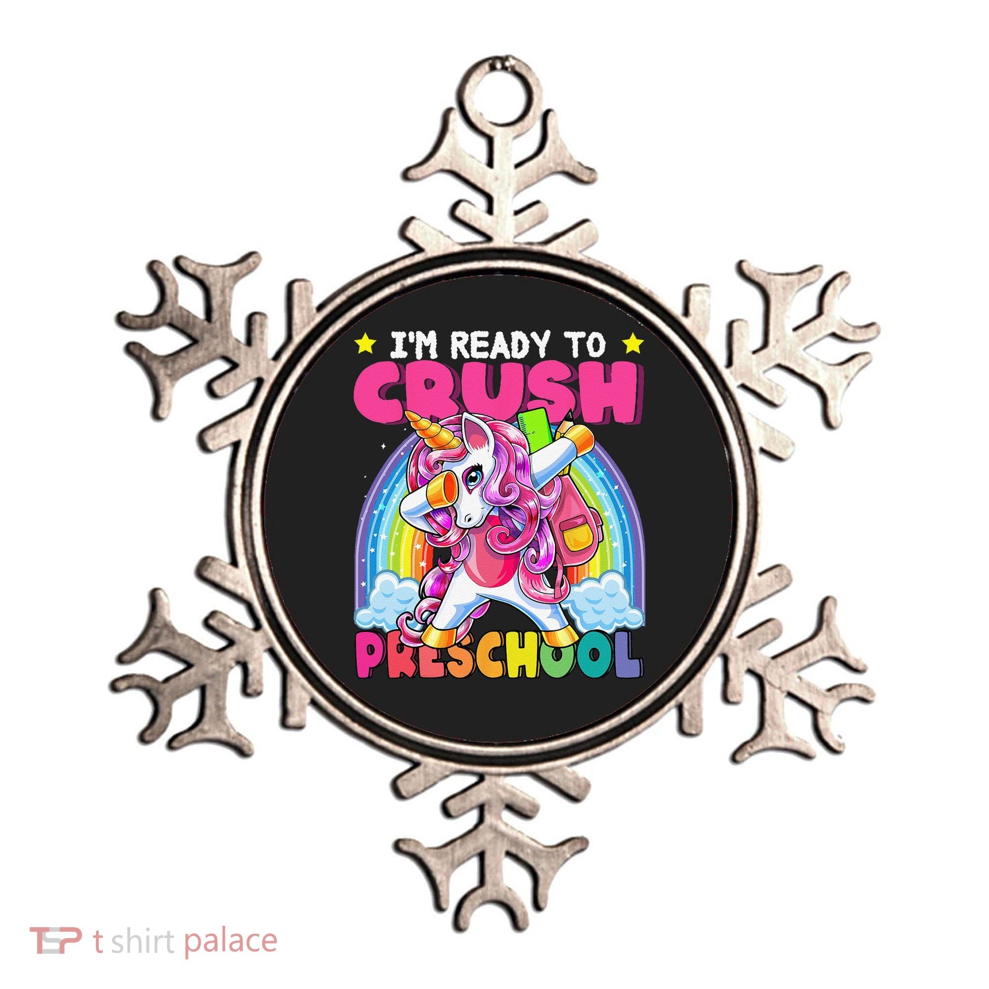 Crush Preschool Dabbing Unicorn Back To School Gift Ornament